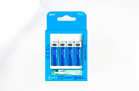 1.5V鋰電池 AA AAA可充電藍(lán)色帶掛卡可USB充電